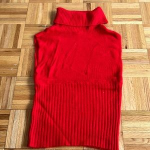 Turtle Neck Sleeveless Sweater
